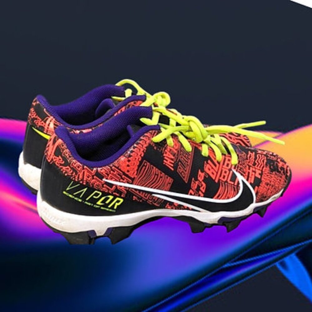 Nike Orange and Yellow Sneakers Dynamic Design